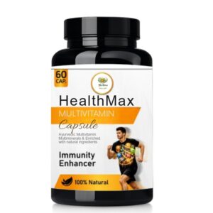 Herbixa HealthMax Multivitamin – Ayurvedic Immunity Enhancer with Natural Minerals & Vitamins (60 Capsules)
